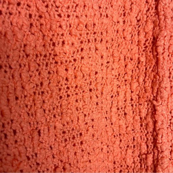 Free People Coral Songbird Deep V-Neck Knit Sweater Size XS - Picture 5 of 6